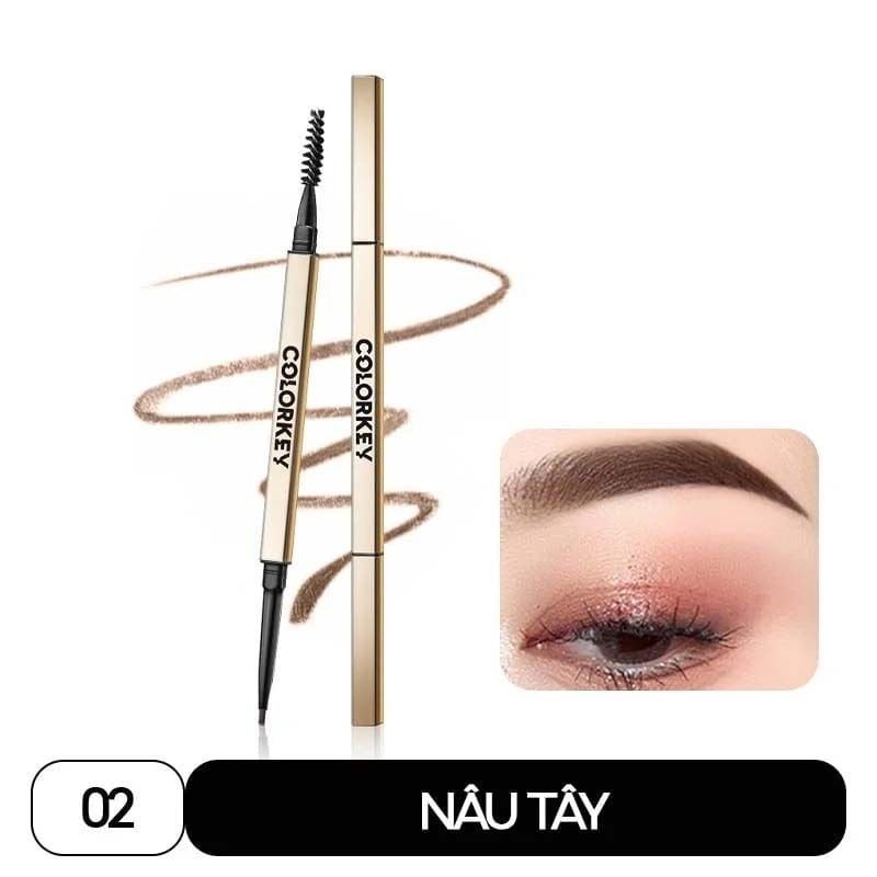 Chì Kẻ Mày Hai Đầu Colorkey Lâu Trôi The Rapid Eyebrow Pencil 0.07g