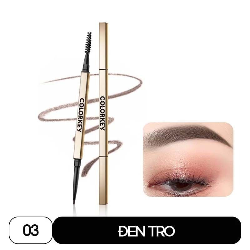 Chì Kẻ Mày Hai Đầu Colorkey Lâu Trôi The Rapid Eyebrow Pencil 0.07g