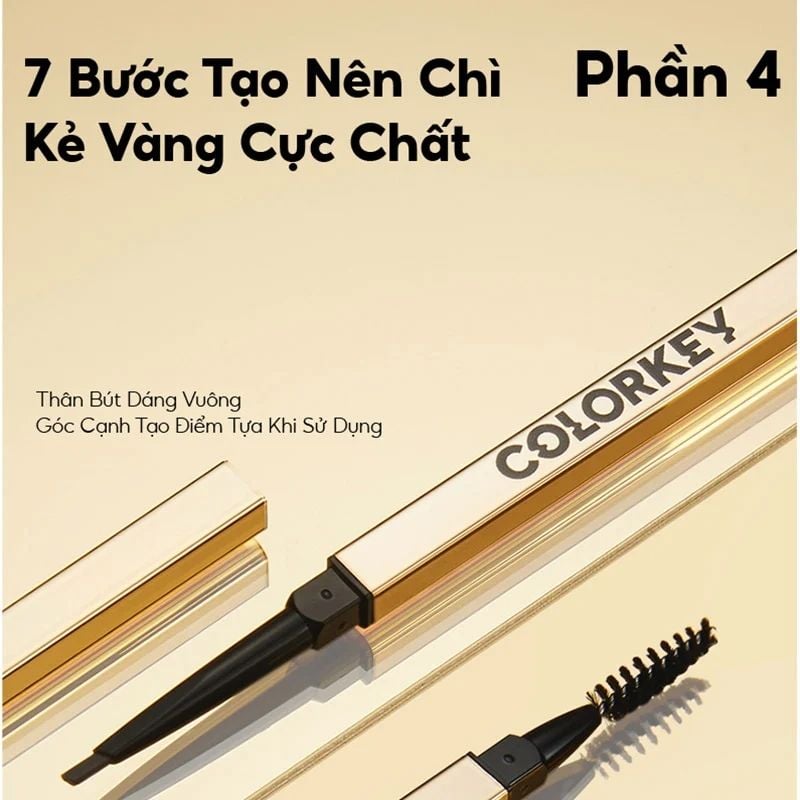 Chì Kẻ Mày Hai Đầu Colorkey Lâu Trôi The Rapid Eyebrow Pencil 0.07g