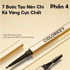 Chì Kẻ Mày Hai Đầu Colorkey Lâu Trôi The Rapid Eyebrow Pencil 0.07g