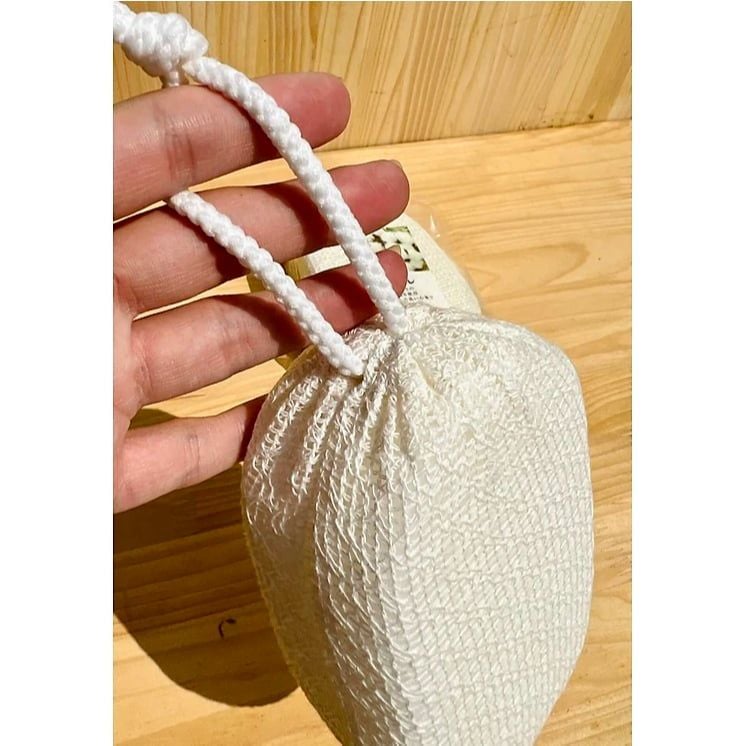 Bông Tắm Tạo Bọt Sợi Cotton Và Lụa Tơ Tằm Seiwa Pro