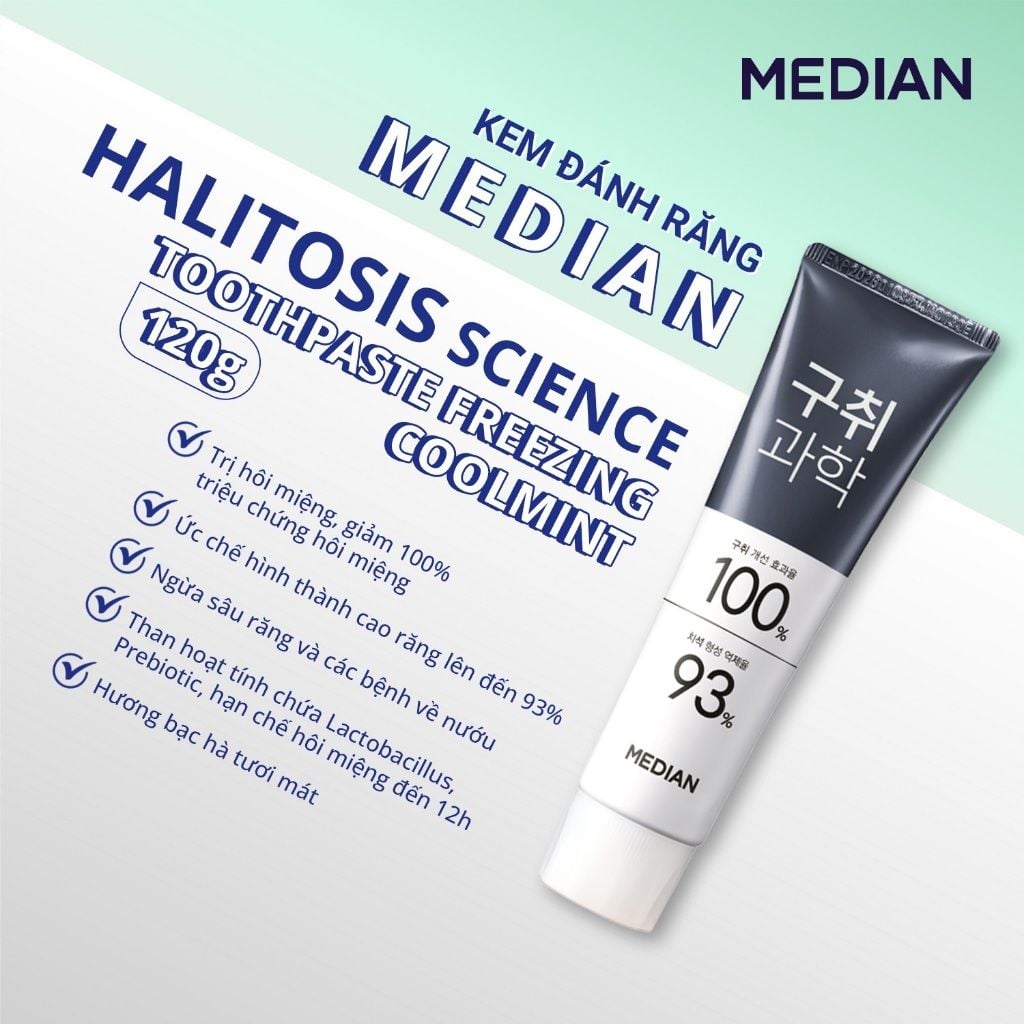 Kem Đánh Răng Median Gum Science Toothpaste 120g