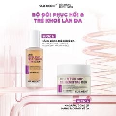 Kem Dưỡng Sur.Medic+ Hỗ Trợ Nâng Cơ, Cải Thiện Độ Đàn Hồi, Căng Mịn Super Peptide 100 Collagen Lifting Cream