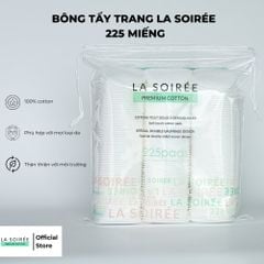 Bông tẩy Trang Siêu Mềm Mịn La Soirée Premium Cotton