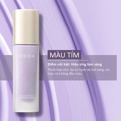Kem Lót Zeesea Multi-Effect Makeup Primer Kiềm Dầu, Nâng Tone
