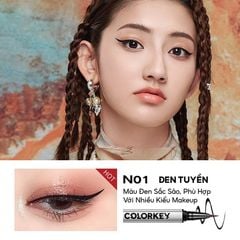 Bút Kẻ Mắt Nước Colorkey Lâu Trôi Floating Color Liquid Eyeliner 0.5ml