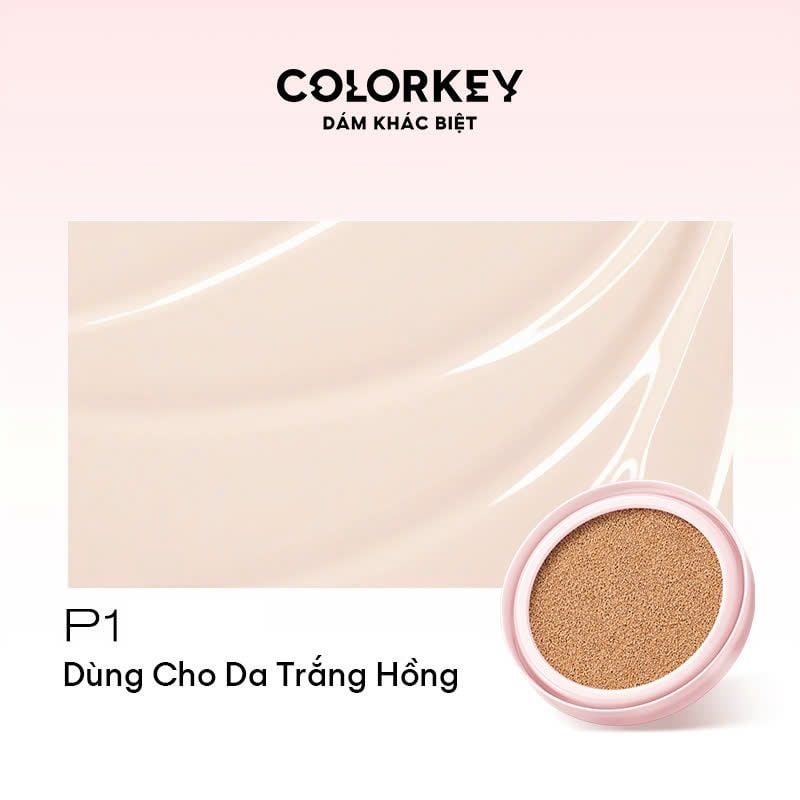 Phấn nước Colorkey Long Lasting Flawless Brightening Cushion Cream SPF 50+ PA++++ 11g