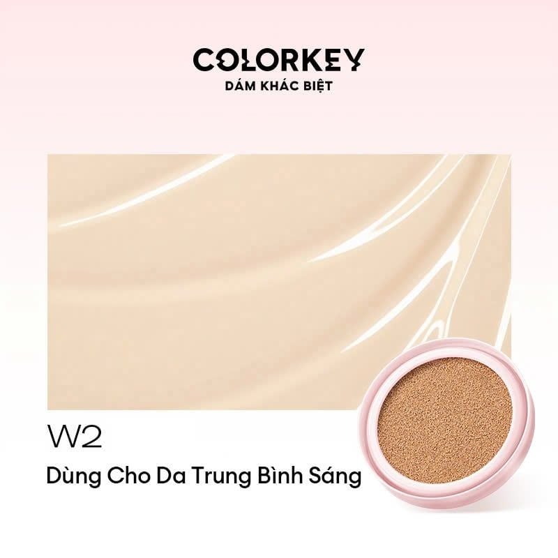 Phấn nước Colorkey Long Lasting Flawless Brightening Cushion Cream SPF 50+ PA++++ 11g