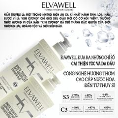 Cặp gội xả Elvawell giúp hỗ trợ làm sạch bong tróc, vảy gàu, vi nấm 500ml (trắng)