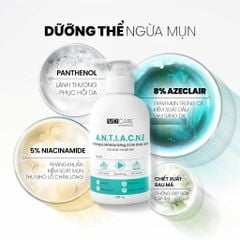 Sữa Dưỡng Thể Dành Cho Da Mụn MD CARE Anti Acne Calming & Moisturizing Acne Body Lotion 200Ml