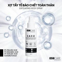 Xịt Tẩy Tế Bào Chết Toàn Thân MD CARE E.X.F.O Exfoliating Body Spray