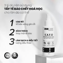 Xịt Tẩy Tế Bào Chết Toàn Thân MD CARE E.X.F.O Exfoliating Body Spray