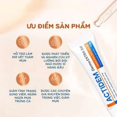 Gel Giảm Mụn, Mờ Thâm Actidem Derma Gel 18g