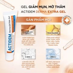 Gel Giảm Mụn, Mờ Thâm Actidem Derma Gel 18g