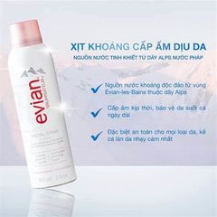 Xịt Khoáng Làm Dịu Và Cấp Ẩm Evian