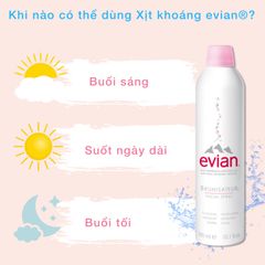 Xịt Khoáng Làm Dịu Và Cấp Ẩm Evian