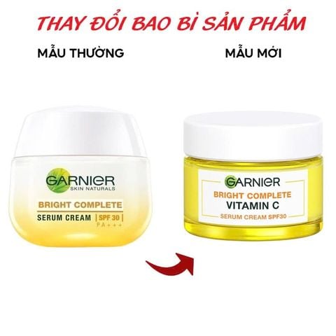 Gel Dưỡng Ẩm Garnier Hỗ Trợ Sáng Da Bright Complete Vitamin C Water-gel