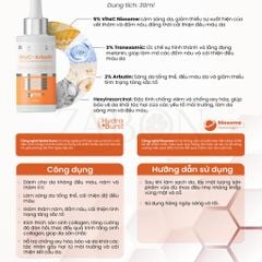 Tinh Chất Hỗ Trợ Sáng Da, Chống Lão Hoá MD CARE VitaC Arbutin Serum Whitening Advanced Formula