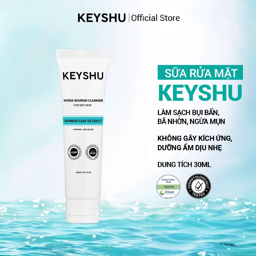 Sữa Rửa Mặt KEYSHU Làm Sạch Dịu Nhẹ Dành Cho Mọi Loại Da