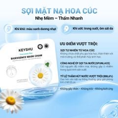 Mặt Nạ Dưỡng Ẩm, Làm Mềm Da, Hỗ Trợ Ngừa Lão Hóa Keyshu Bioessence Mask