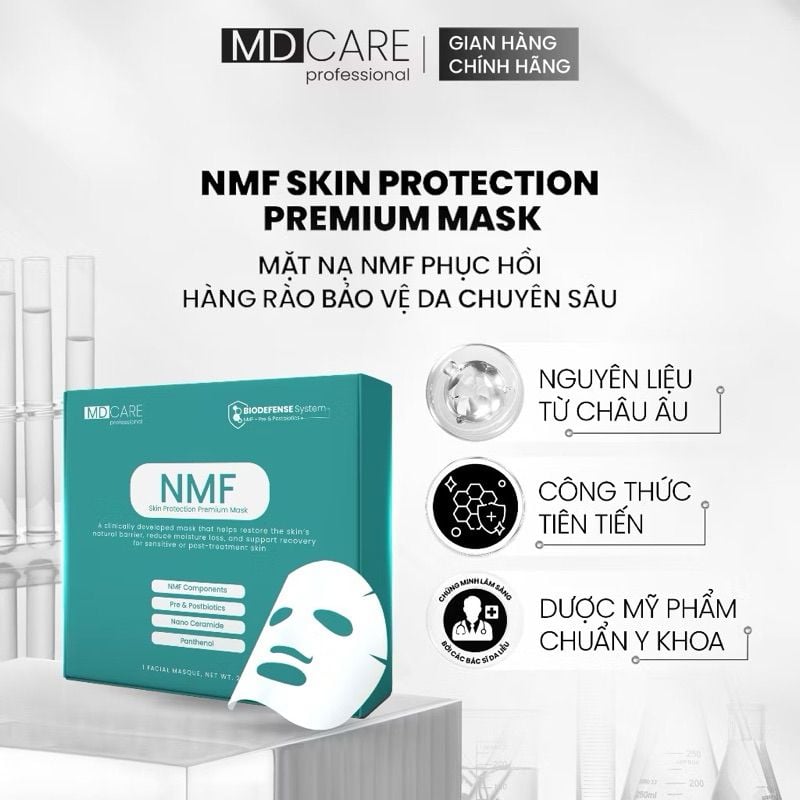 Mặt Nạ MD Care NMF Skin Protection Premium Mask Cấp Ẩm 23g