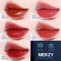 [New][NEW DEW] Son Tint Bóng Merzy Dạng Thạch, Bền Màu, Lâu Trôi Cho Đôi Môi Căng Mọng, Ẩm Mịn The Watery Dew Tint