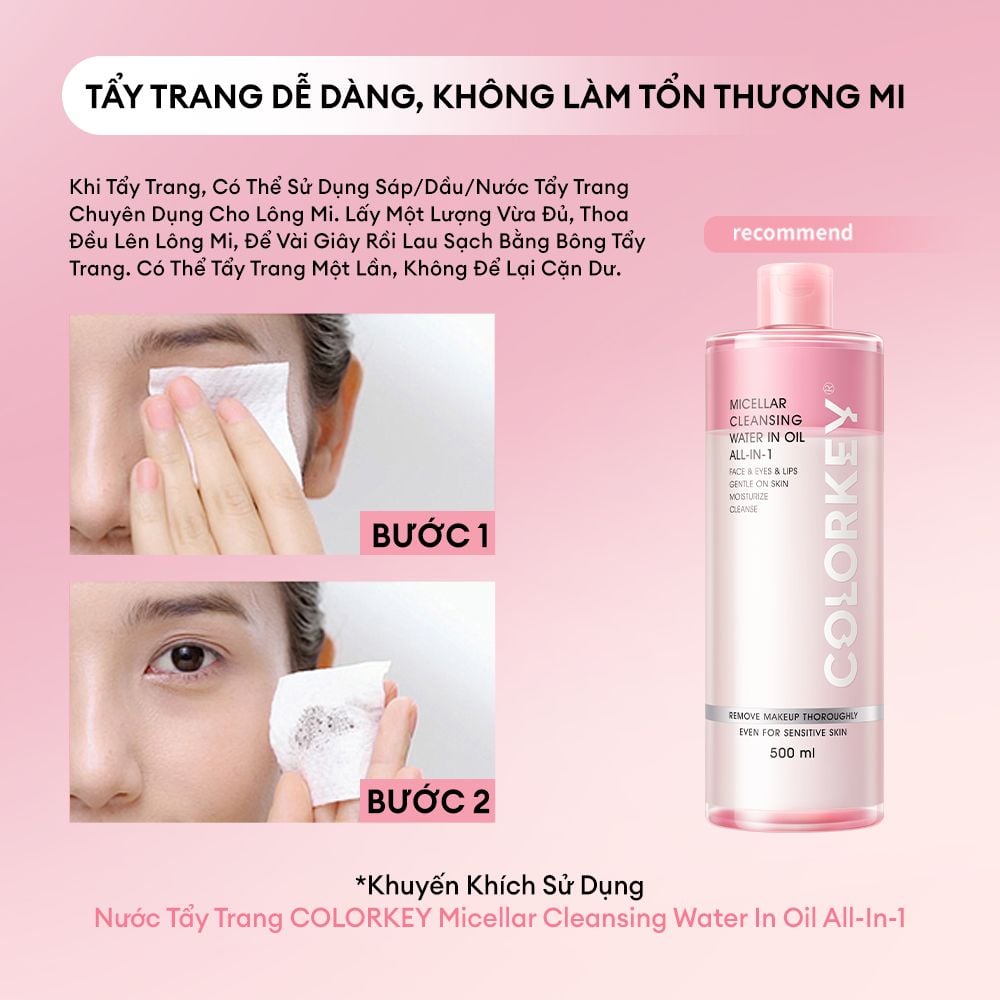 Mascara Colorkey Giúp Mi Dài & Cong Tự Nhiên
