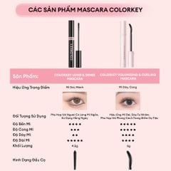 Mascara Colorkey Giúp Mi Dài & Cong Tự Nhiên