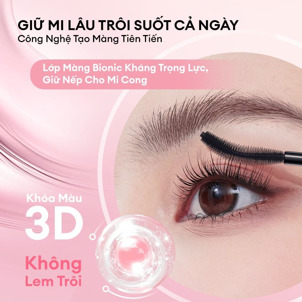Mascara Colorkey Giúp Mi Dài & Cong Tự Nhiên