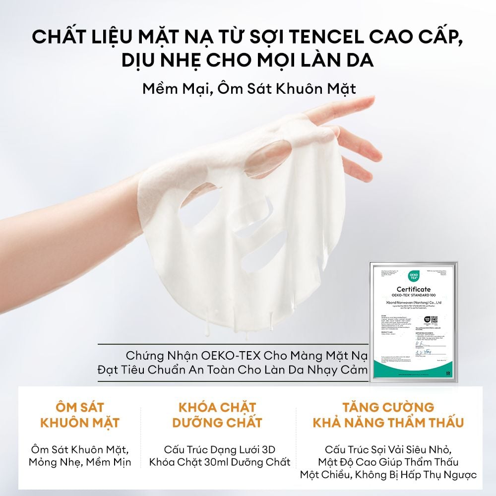 Mặt Nạ Colorkey B3 Hỗ Trợ Dưỡng Sáng Da Luminous B3 Brightening Facial Mask 30ml
