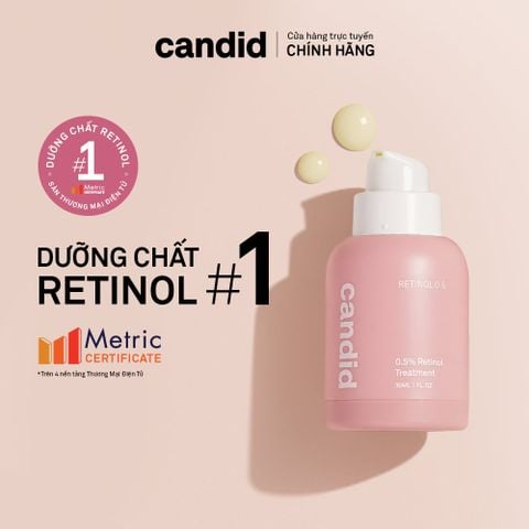 Tinh Chất Candid Retinol Treatment Hỗ Trợ Cải Thiện Nền Da 30ml