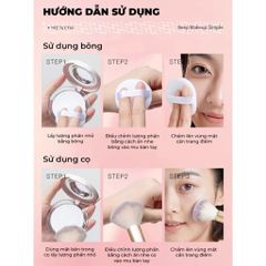 Phấn Phủ Nén MENOW Kiềm Dầu, Không Thấm Nước Matte Tulle Makeup Powder 8.5g