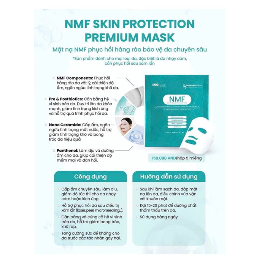 Mặt Nạ MD Care NMF Skin Protection Premium Mask Cấp Ẩm 23g