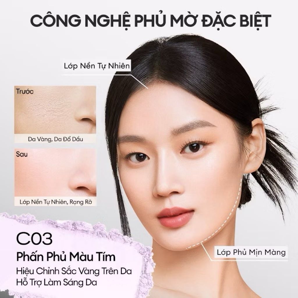 Phấn Phủ Dạng Bột Siêu Mịn Lâu Trôi Colorkey Lasting Naturally-occurring Loose Powder 8g