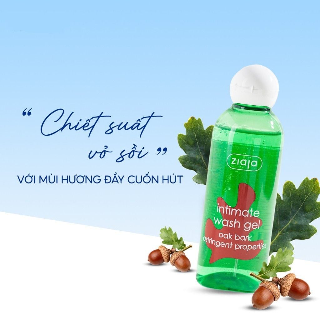 Dung Dịch Vệ Sinh Phụ Nữ Giúp Dưỡng Ẩm, Khử Mùi Ziaja Intimate Wash Gel