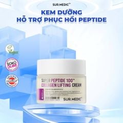 Kem Dưỡng Sur.Medic+ Hỗ Trợ Nâng Cơ, Cải Thiện Độ Đàn Hồi, Căng Mịn Super Peptide 100 Collagen Lifting Cream