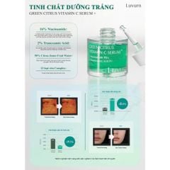 Tinh Chất Dưỡng Sáng, Mờ Thâm Luvum Green Citrus Vitamin C Serum 30ml