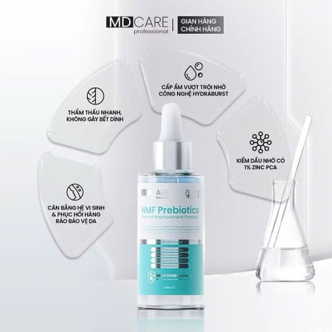 Serum Cân Bằng Lợi Khuẩn, Phục Hồi Hàng Rào Bảo Vệ Da MD Care NMF Prebiotics Refined Improvement Fomula