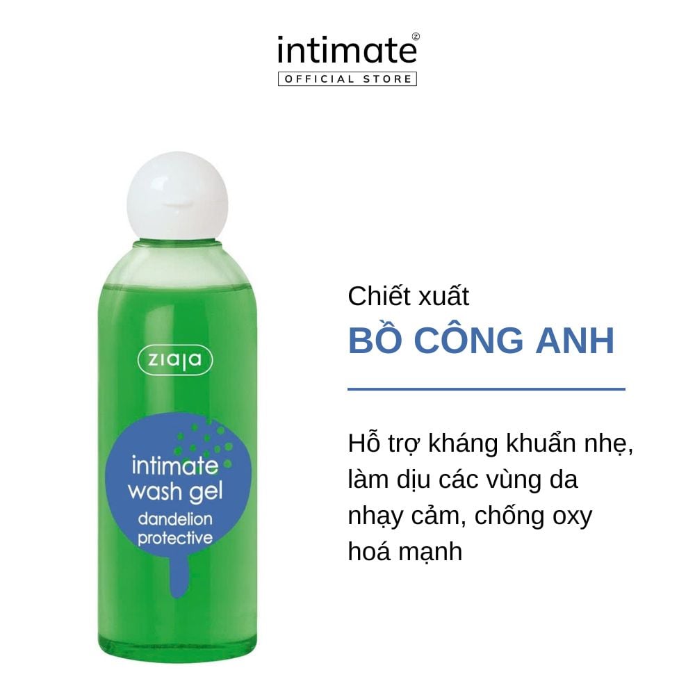 Dung Dịch Vệ Sinh Phụ Nữ Giúp Dưỡng Ẩm, Khử Mùi Ziaja Intimate Wash Gel