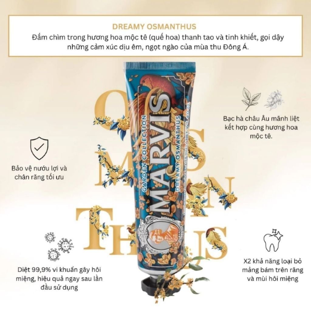 Kem Đánh Răng Marvis Garden Collection Toothpaste 75ml