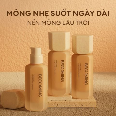 Kem Nền Mỏng Nhẹ Bền Màu Lâu Trôi Becoming Long Wear Sheer Foundation