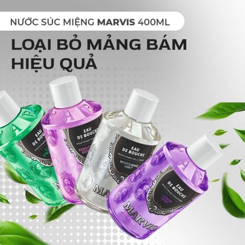 Nước Súc Miệng Marvis Chăm Sóc Răng Miệng Mouthwash 400ml