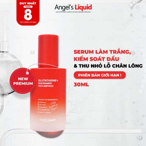 Serum Tinh Chất dưỡng Trắng, loại bỏ dầu nhờn Angel Liquid Glutathione Niacinamide Cica Ampoule 45ml