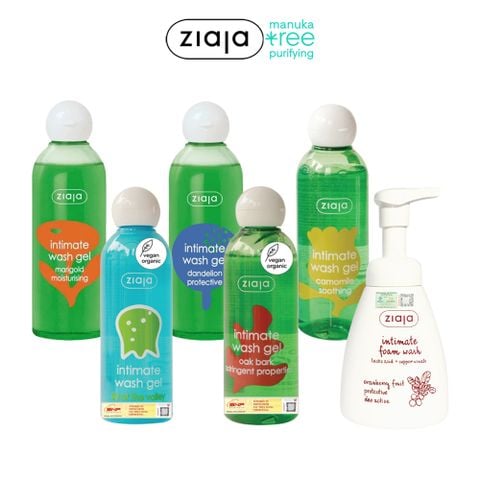 Dung Dịch Vệ Sinh Phụ Nữ Giúp Dưỡng Ẩm, Khử Mùi Ziaja Intimate Wash Gel