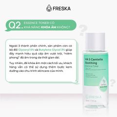 Nước hoa hồng Freska HA 5 Centella Soothing Essence Toner 210ml