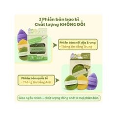 Set 3 Bông Mút Rửa Mặt Bọt Biển Amortal