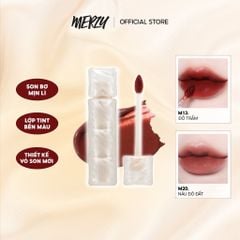 Son Phao Kem Lì Mềm Mịn Như Bơ, Lâu Trôi Merzy Puffer Mellow Tint 3.7g