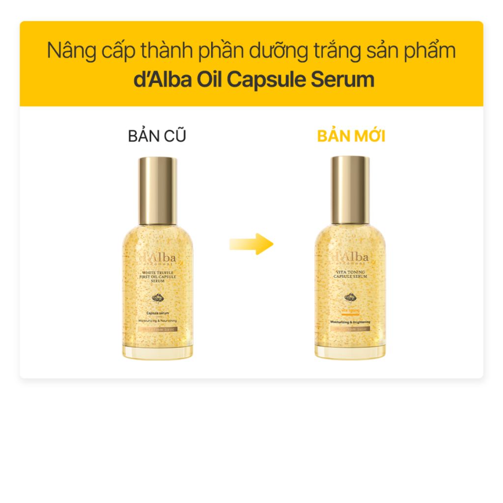 Serum Tinh Chất d'Alba Viên Nang Cải Thiện Nám Tàng Nhan Dưỡng Sáng Da 50ml