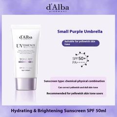Kem Chống Nắng Vật Lý d'Alba 50ml Dịu Nhẹ Phù Hợp Với Mọi Loại Da