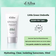 Kem Chống Nắng Vật Lý d'Alba 50ml Dịu Nhẹ Phù Hợp Với Mọi Loại Da